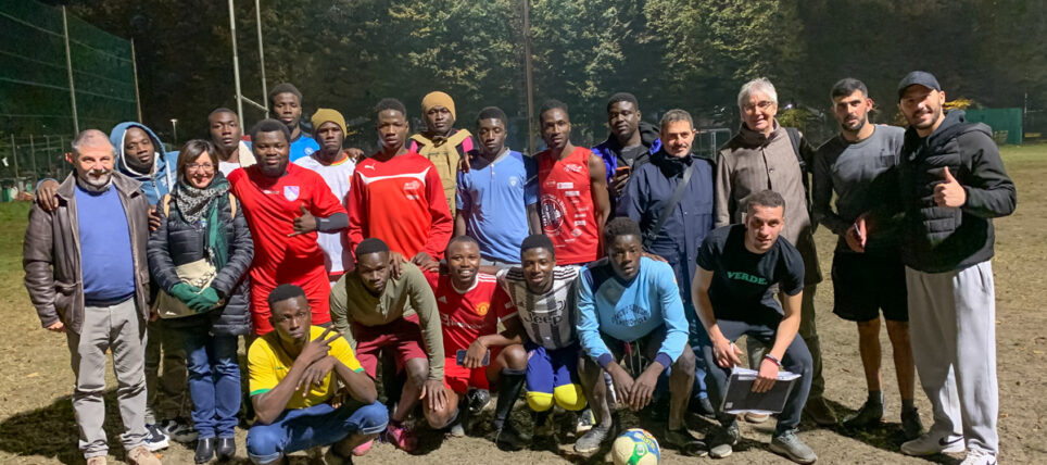 Sport al “Bonori” di Bologna per i giovani migranti del Cas