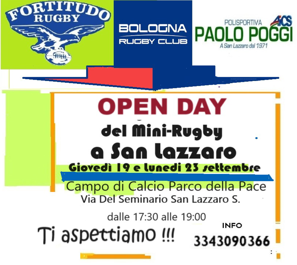 Open Day Minirugby Fortitudo Rugby