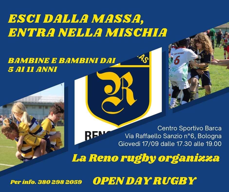 Open Day Minirugby Reno Rugby Bologna