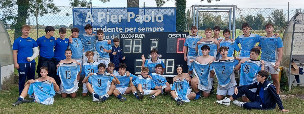 U16: Bologna vince 38 a 0 con i Blues e passa in semifinale barrage